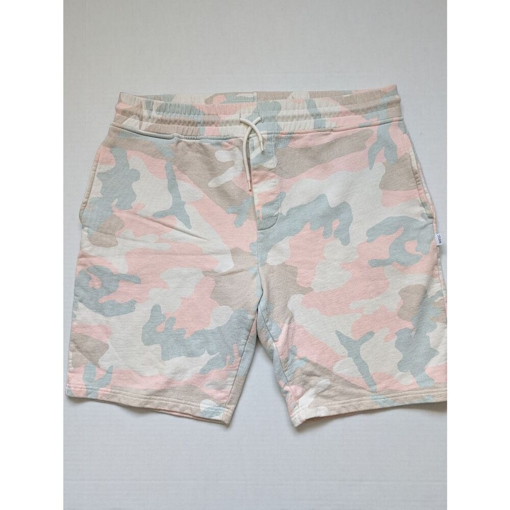 WESC adidas Camo Pink/Grey Fleece Sweat Shorts Mens L